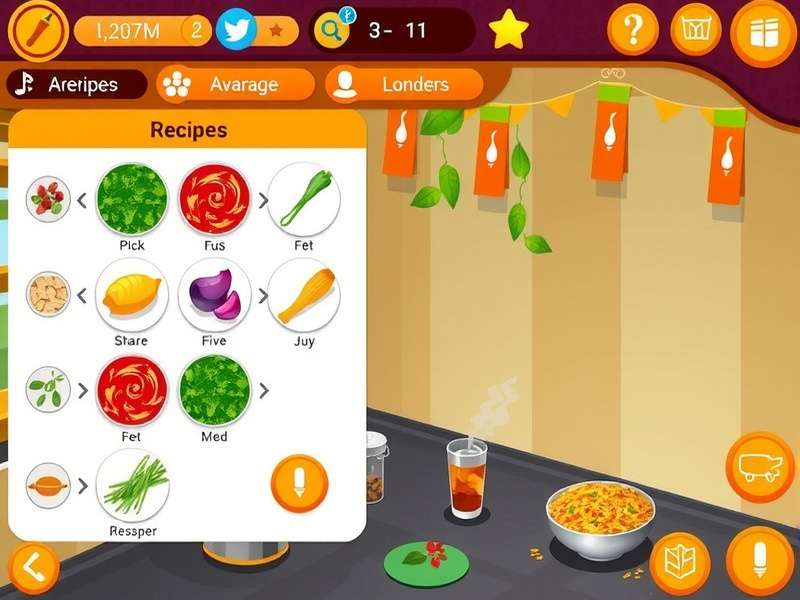 Biryani Bliss Haven Game Screenshot showing vibrant biryani cooking interface